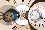 clock, clock face, wave