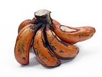 red dacca, bananas, reddish