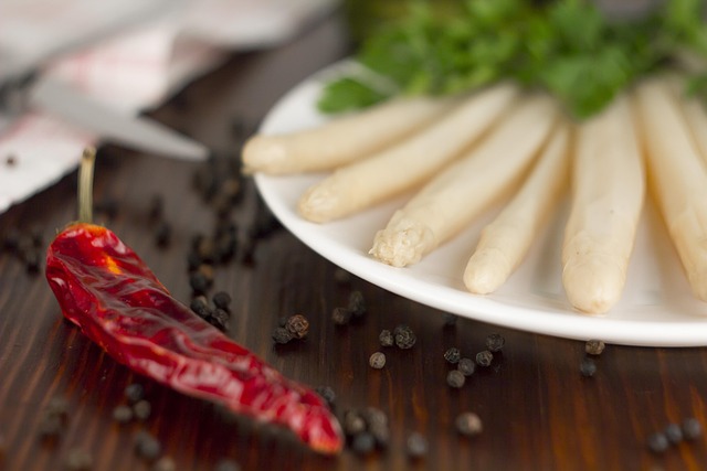 Free Peppers Asparagus photo and picture