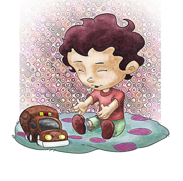 Free kid toy fun illustration