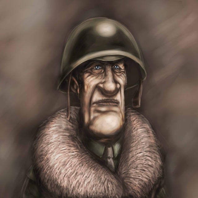 Free soldier old war illustration