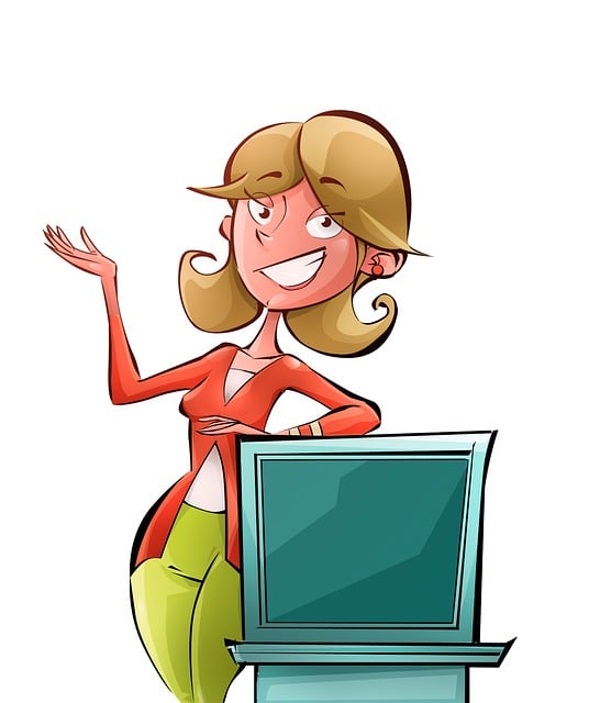Free woman attendance businesswoman illustration