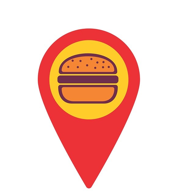 Free food sandwich location illustration