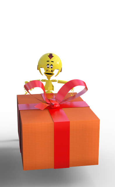 Free present gift box illustration