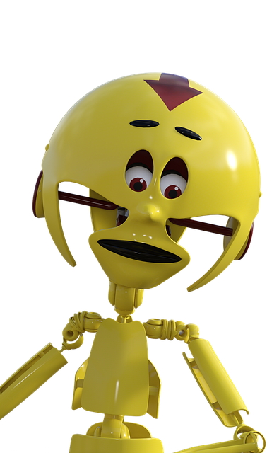 Free robot droid cyborg illustration