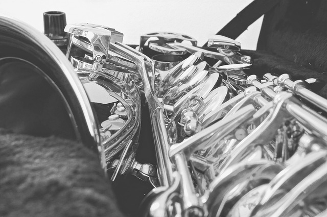 black and white saxophone images