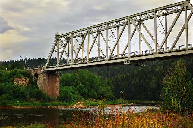 Free Bridge River photo and picture