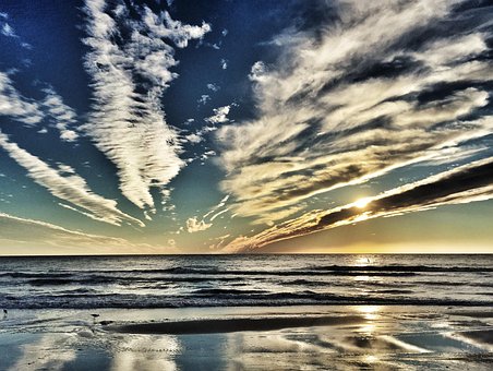 Free Sunset Beach photo and picture