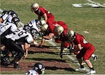 football, line of scrimmage, linemen