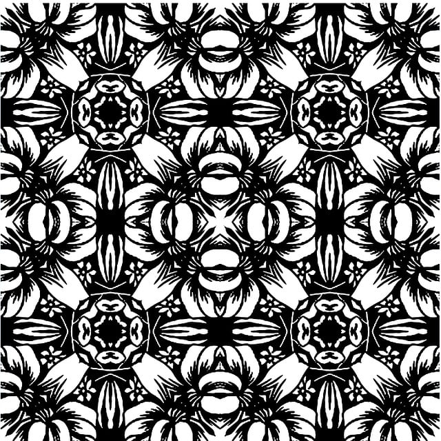 Free kaleidoscope art mandala illustration