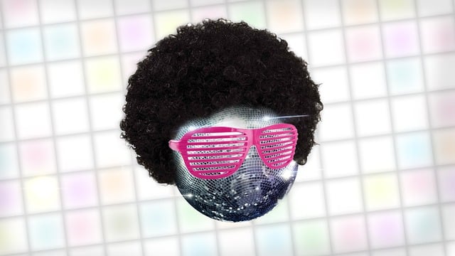Free disco disco ball saturday night fever illustration