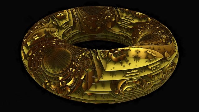Free fractal ring math illustration