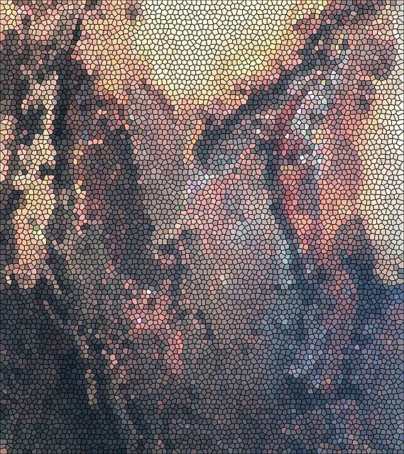 Mosaik, Bauholz, Holz, Textur