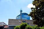 skyscraper, elevator, city