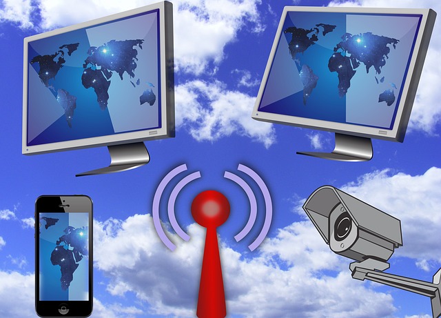 Free wlan wireless internet illustration