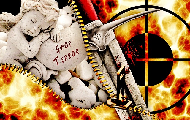 Free terror attacks stop illustration