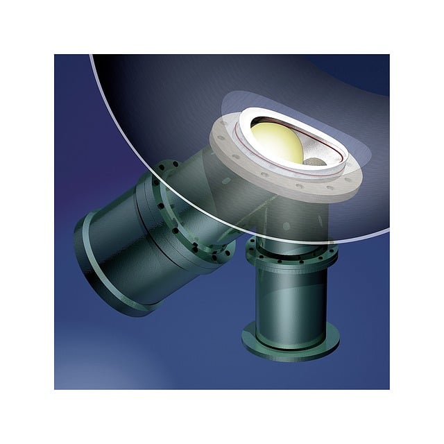 Free bottom valve chemical industry twist lock illustration