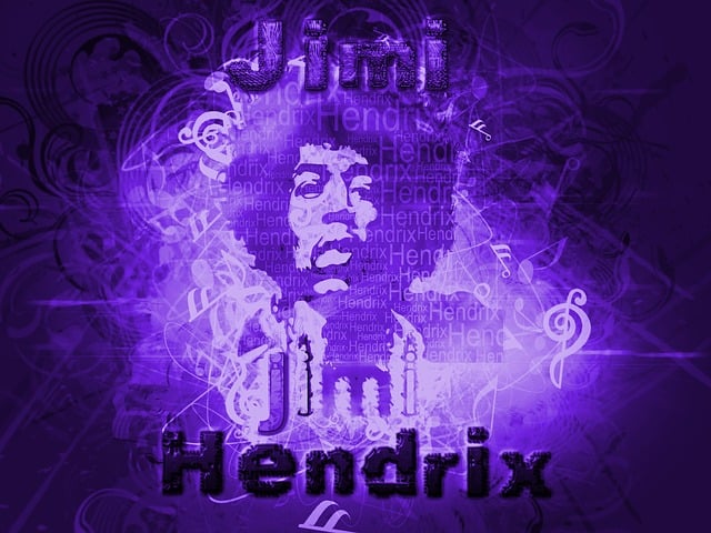 Free jimi hendrix desktop illustration