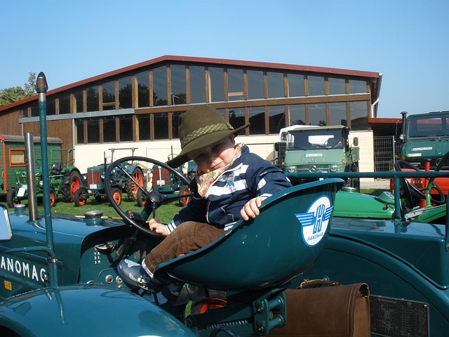 Free Small Child Tractor photo and picture