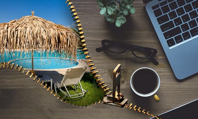 Download free HD stock image of Office Work Free office work vacations illustration