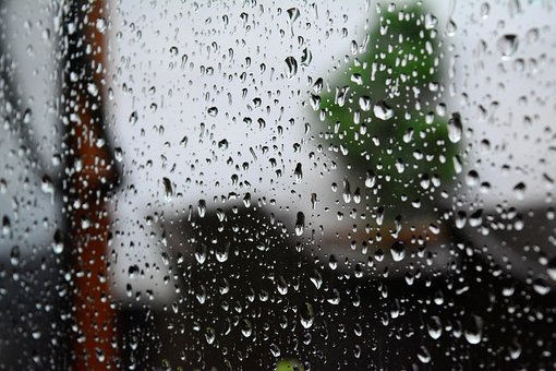 Lluvia, Ventana, Tiempo, Mojado, Triste