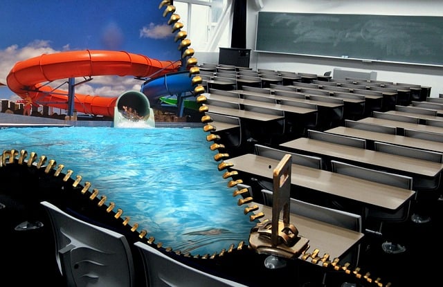 Free school vacation recreation illustration