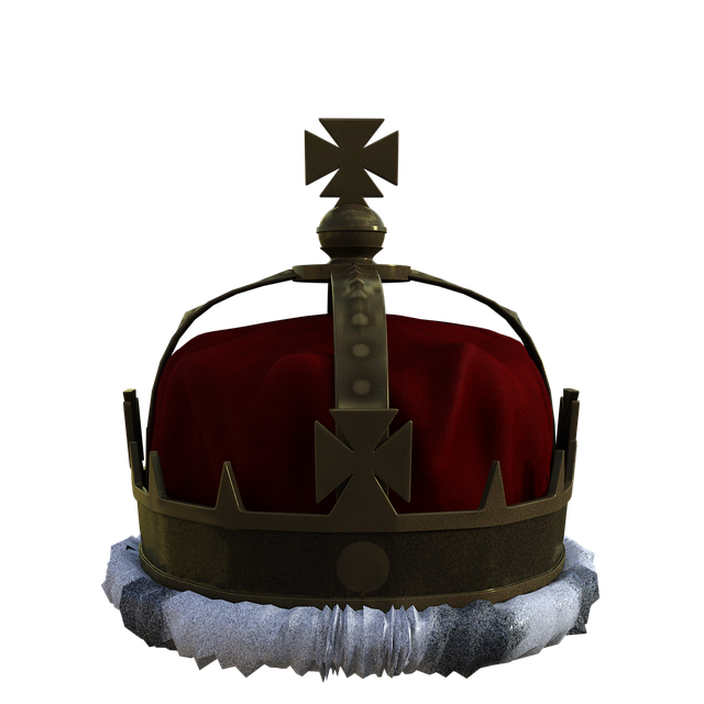 Free crown king power illustration