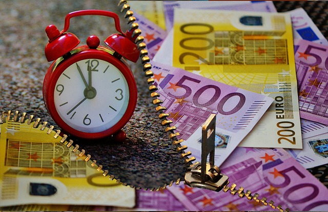 Free time is money currency euro illustration