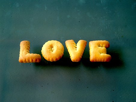 Food, Alphabet, Biscuit, Letter, Font