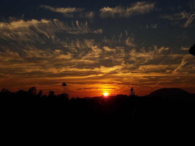 Free Sunset Snow photo and picture