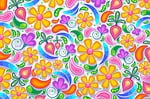 floral, paisley, background