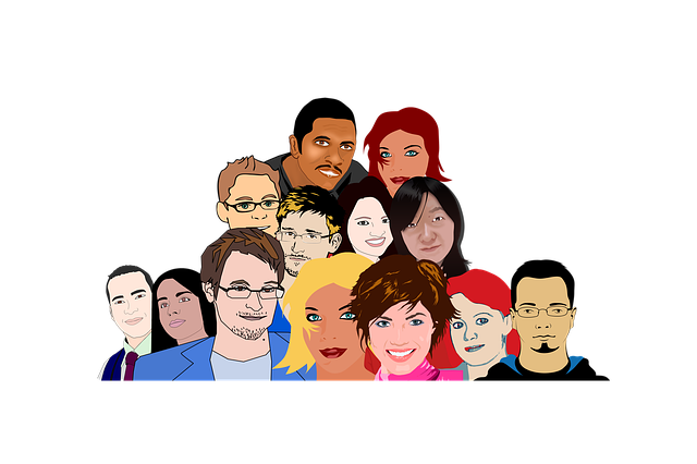 Free head people group illustration