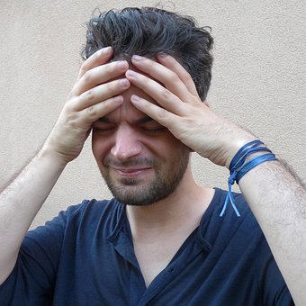 Dor De Cabeça, Imagem, Homem, Estresse