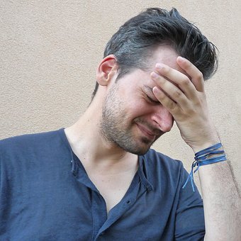 Dor De Cabeça, Imagem, Homem, Estresse