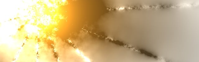 Free banner header light illustration