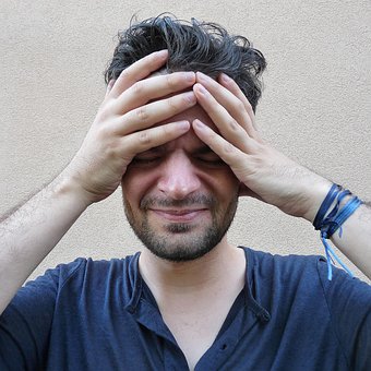 Dor De Cabeça, Imagem, Homem, Estresse