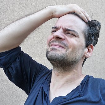 Dor De Cabeça, Imagem, Homem, Estresse