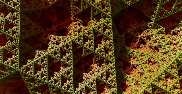 Free fractal geometry graphic illustration