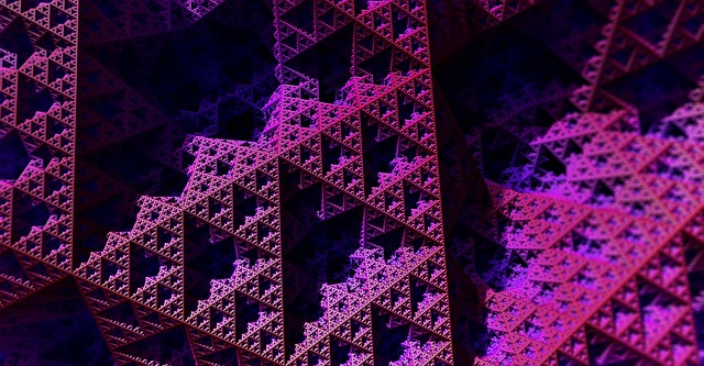 Free fractal geometry graphic illustration