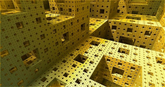 Free fractal geometry graphic illustration