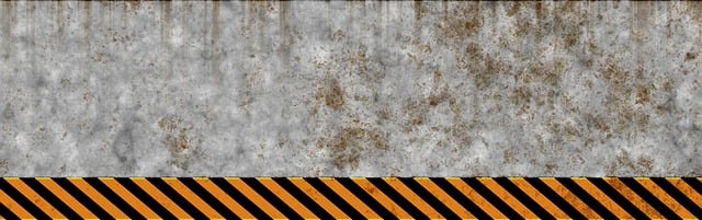 Free banner header hazard illustration