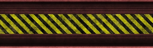 Free banner header hazard illustration