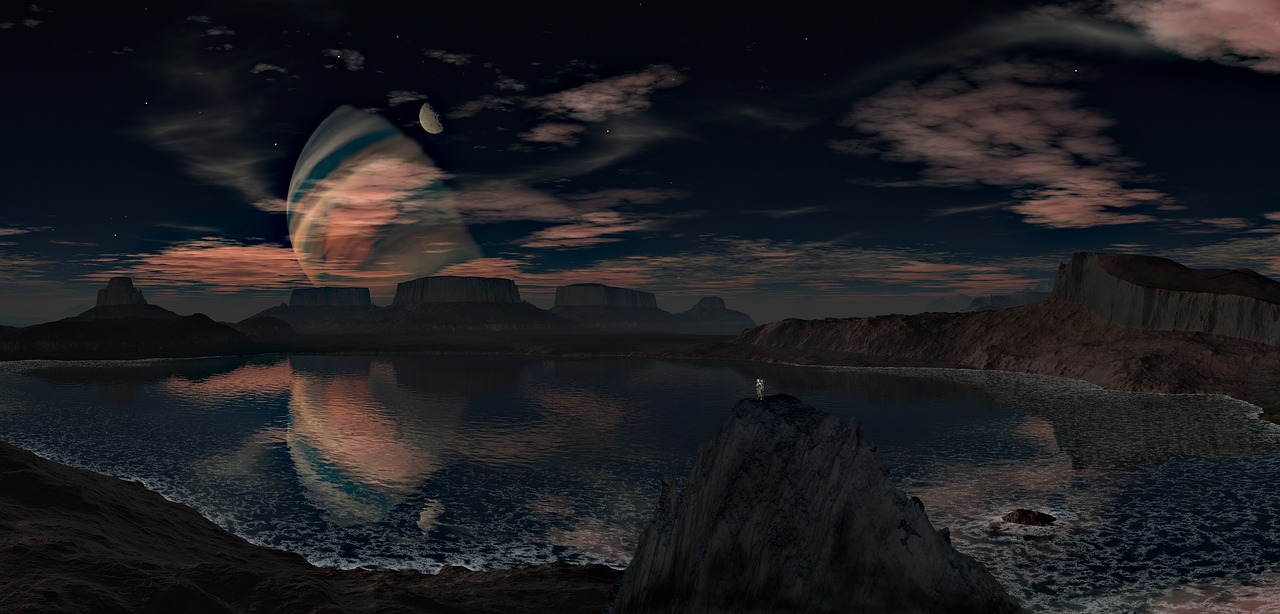 Download free HD stock image of Landscape Planet Free landscape planet heaven illustration