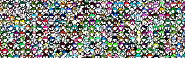 Free banner header smile illustration