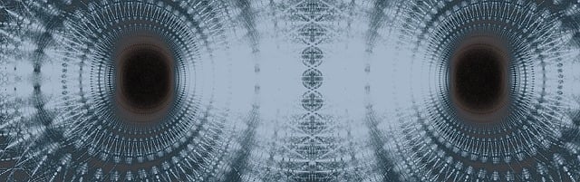 Free banner header geometry illustration