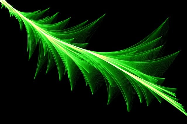 Free paint brush particles waves illustration