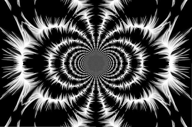 Free paint brush particles waves illustration