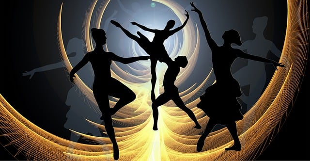 Ballet, Bailarines, Mujer, Siluetas