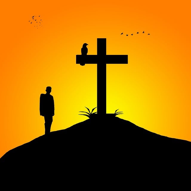Free summit cross silhouette summit illustration