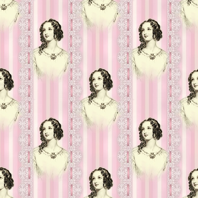 Free victorian woman lady illustration